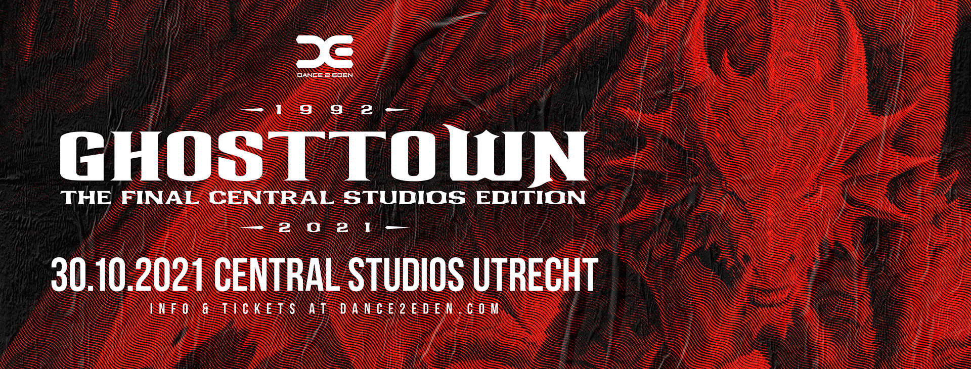 UPDATE: Ghosttown verplaatst naar zaterdag 30 oktober 2021